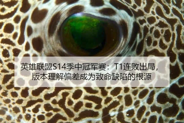 英雄联盟S14季中冠军赛：T1连败出局，版本理解偏差成为致命缺陷的根源